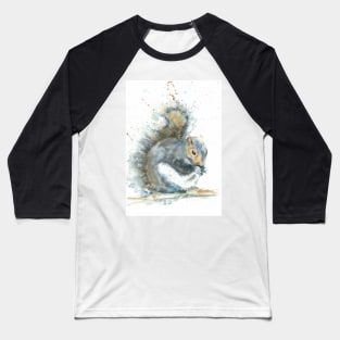 Grey Squirrel Baseball T-Shirt